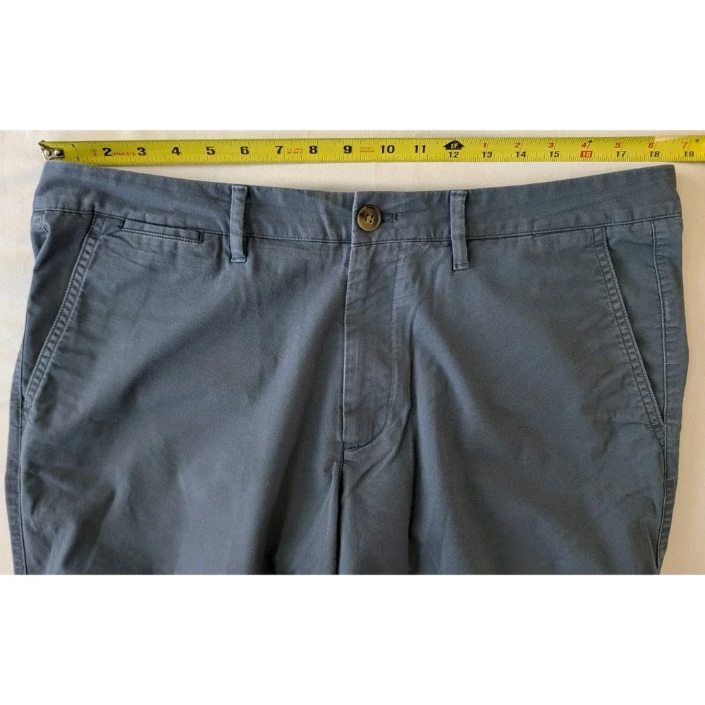 Lot of 2 Bonobos Stretch Chino Shorts Men's 36 Blue Rust 10